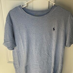 Light blue polo Ralph Lauren crew neck t-shirt with logo